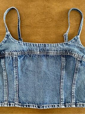 NWT Levi’s® Women’s Jadine Denim Cami Tank Top, Twisted Stone, size M